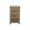 Modern R2 - 3 Drawer Bedside chest